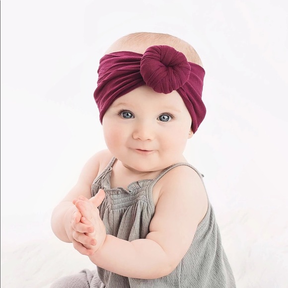 Other - Black Turban Baby Headband Other - Black Turban Baby Headband